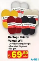 KARTOPU KRİSTAL YUMAK 2'Lİ fiyat ve kampanya bilgisi